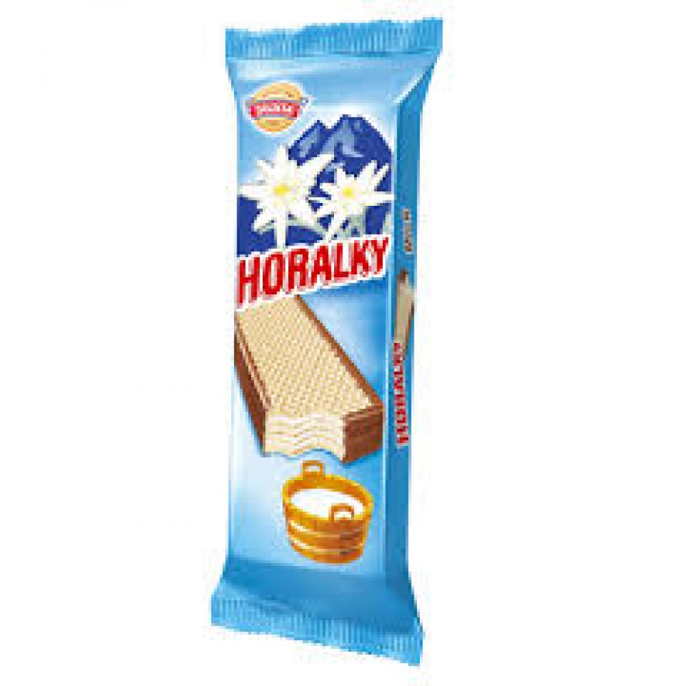 Вафлі "HORALKY з молочною начинкою" 50 г